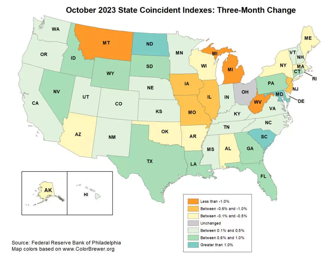 Markets are betting the US can avoid a recession, even as more than half the 50 states are seeing their economies slow