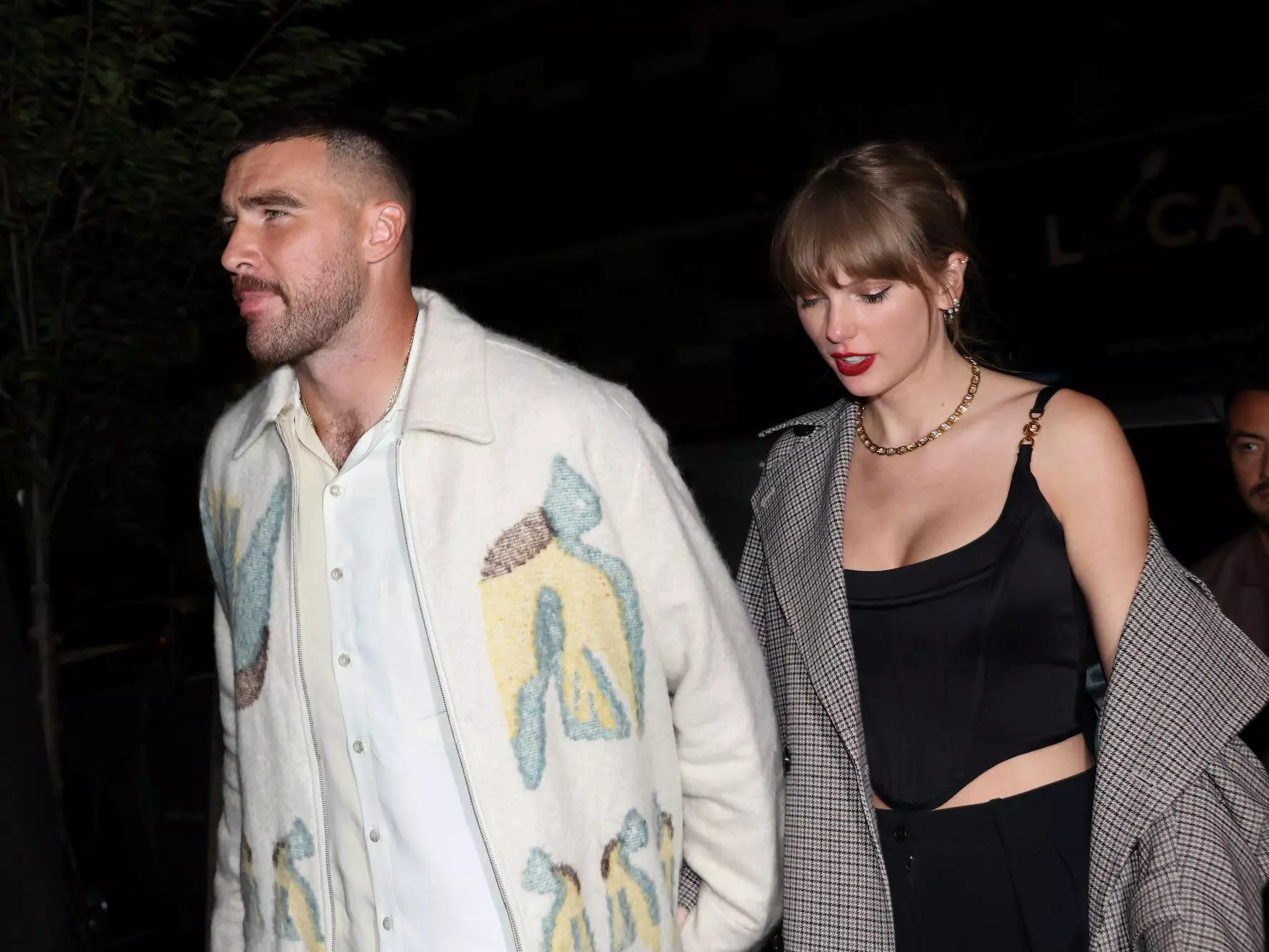 Taylor Swift says she and Travis Kelce were 'a couple' before she ...