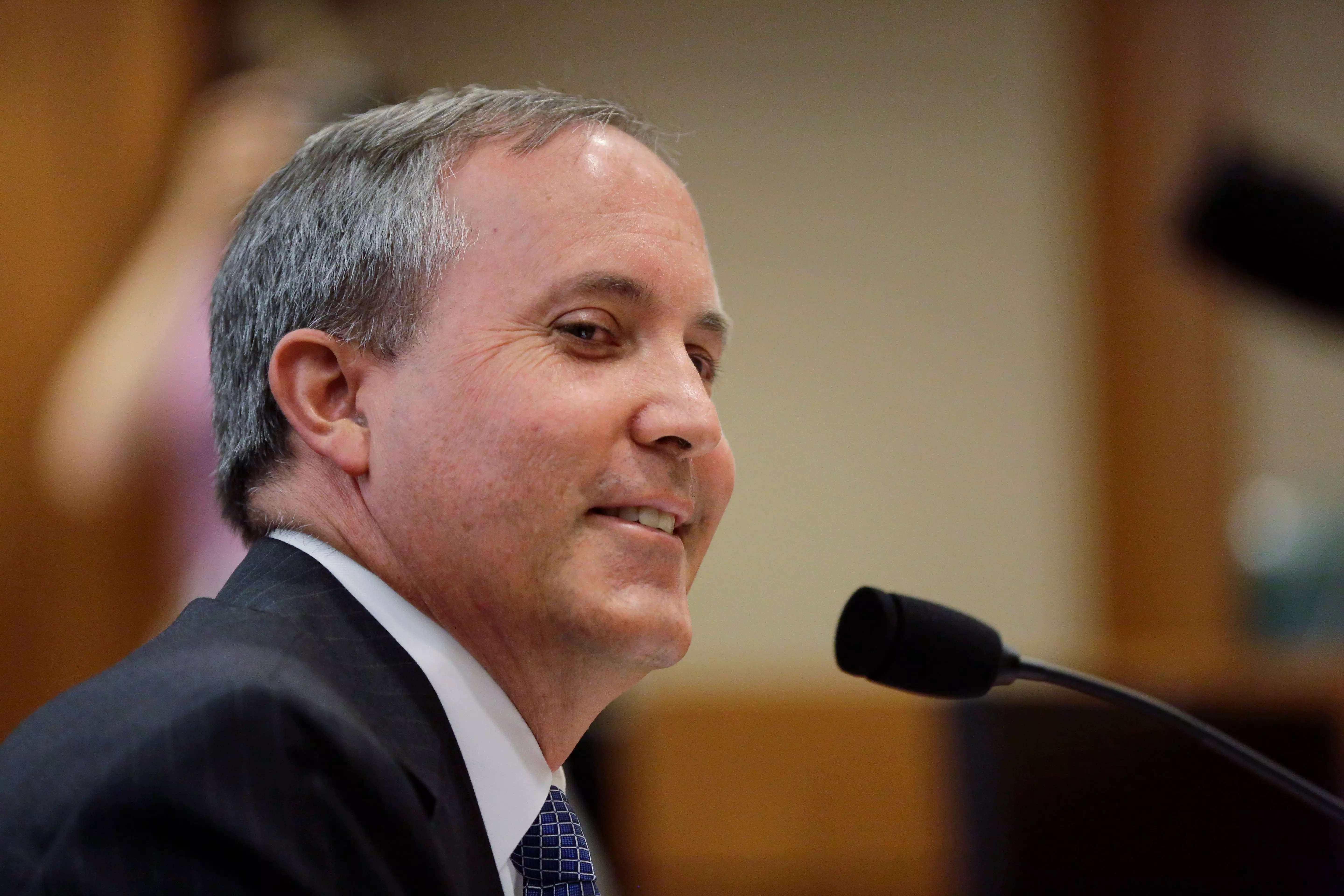 Texas AG Ken Paxton is using his power to tell Texas courts to halt an ...