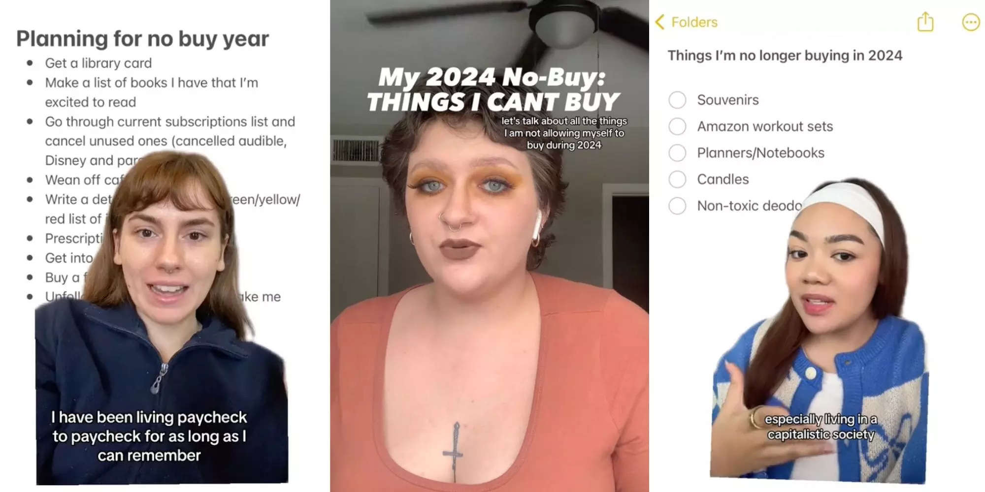 Consumers Are Pushing Back On Being Asked To Buy More Stuff With No   No Spend 2024 Social Media Has Spent Years Encouraging People To Buy More Stuff Now Some Consumers Are Pushing Back  