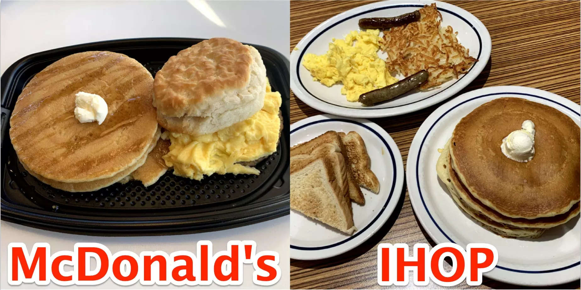 I Tried Mcdonald's $7 And Ihop's $21 Breakfast Platter. The Fast-food 