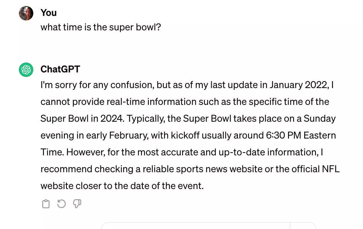 The Super Bowl is still definitely happening at 6:30 ET — and we're still writing these stories?