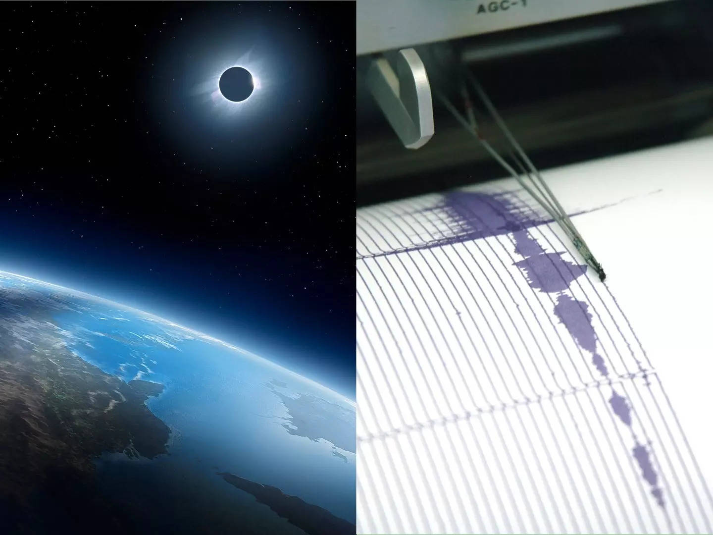 Monday's solar eclipse had nothing to do with the earthquake that ...