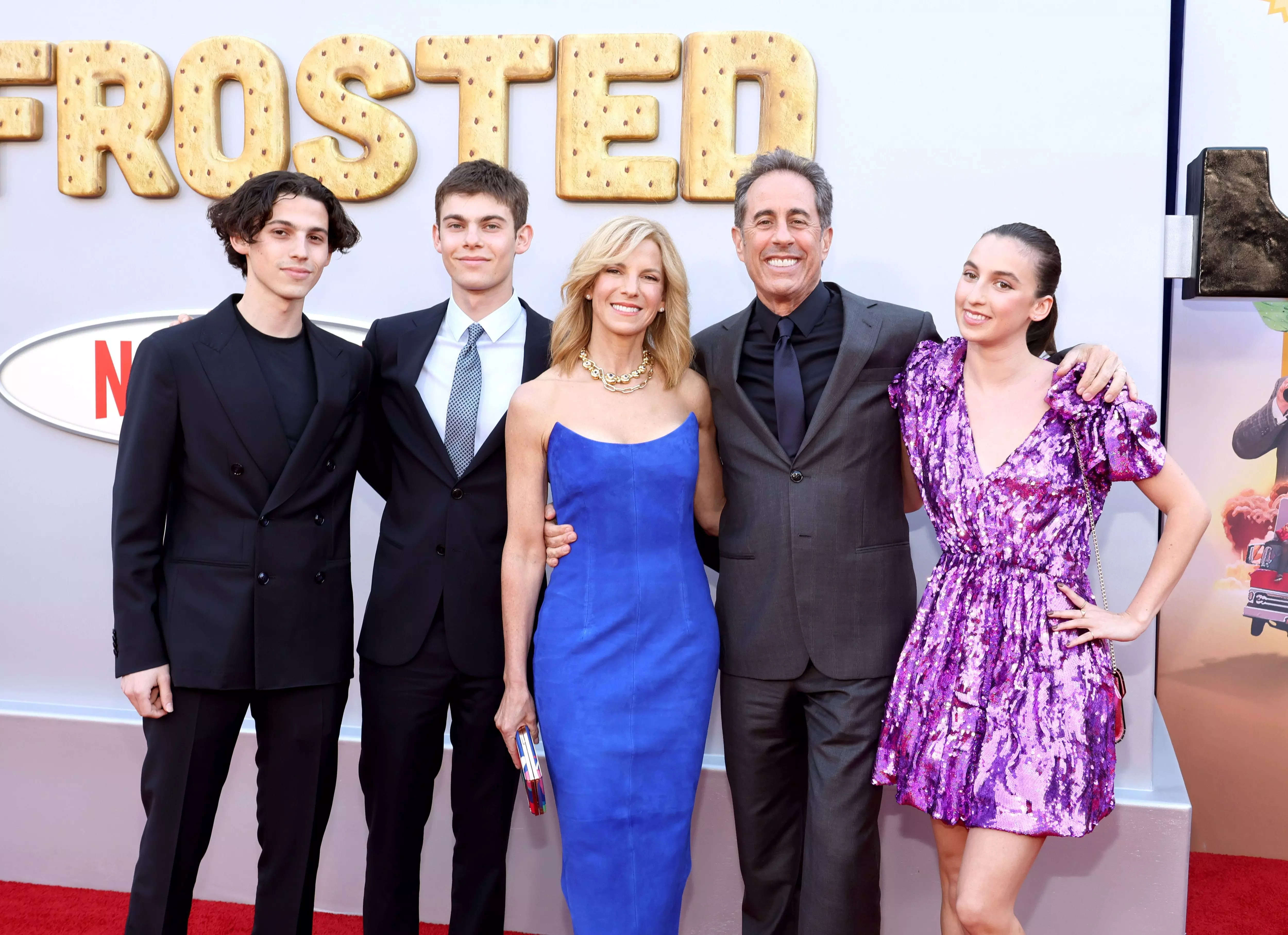 Jerry Seinfeld's 3 kids joined him at the premiere of his new movie ...