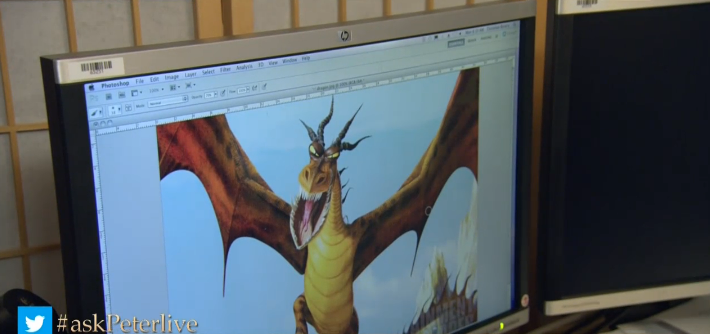 Though Jackson didn't tease an image of the dragon, he showed us what ...