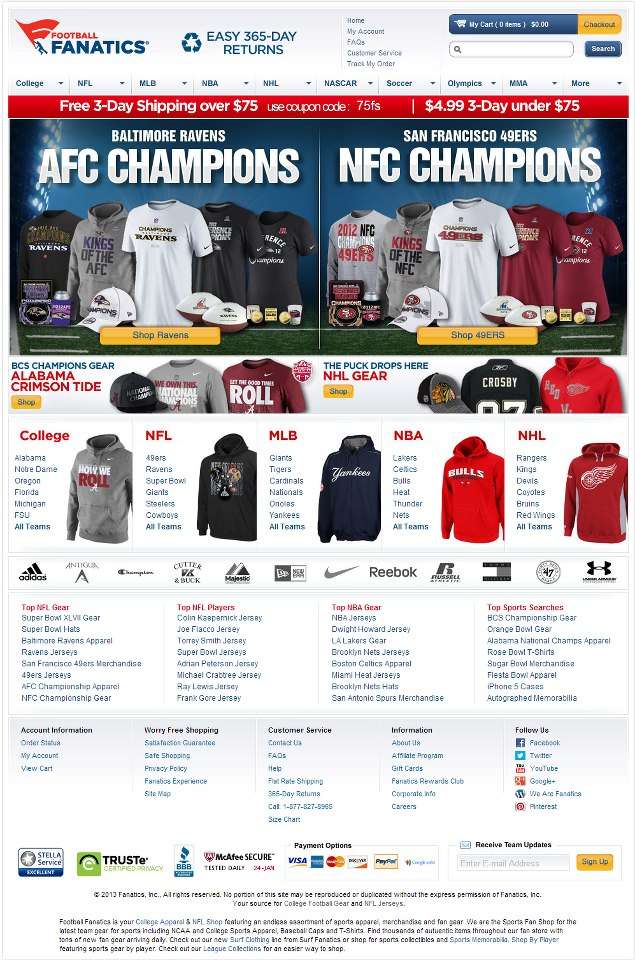 QUIZ: Can You Figure Out Which Of These Sites Sell Fake NFL Swag?