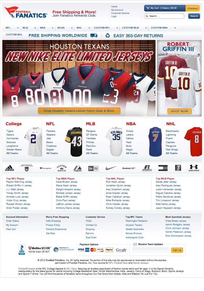 QUIZ: Can You Figure Out Which Of These Sites Sell Fake NFL Swag?