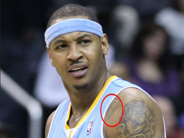 Carmelo Anthony Tattoos  List of Carmelo Anthony Tattoo Designs