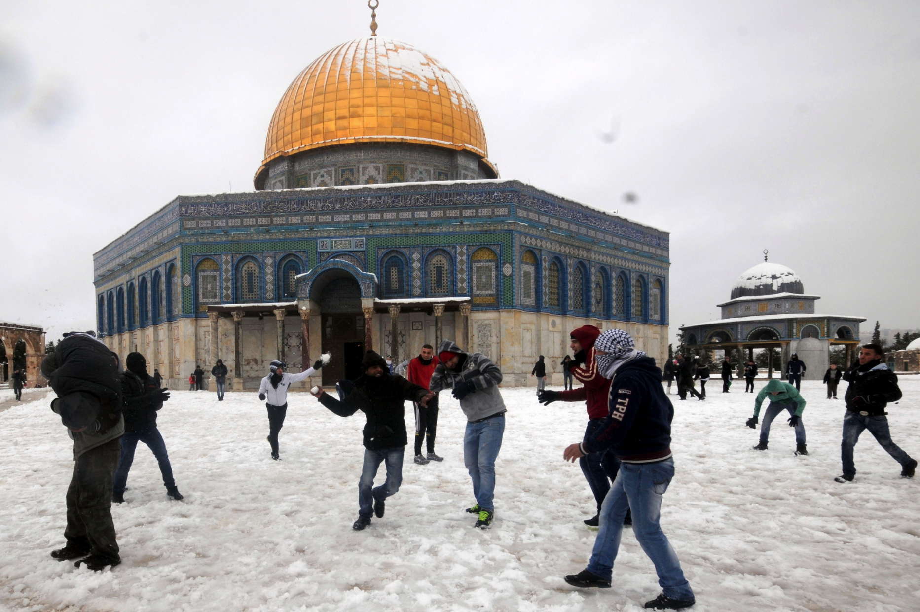 Incredible Pictures Of Snow-Covered Jerusalem | BusinessInsider India