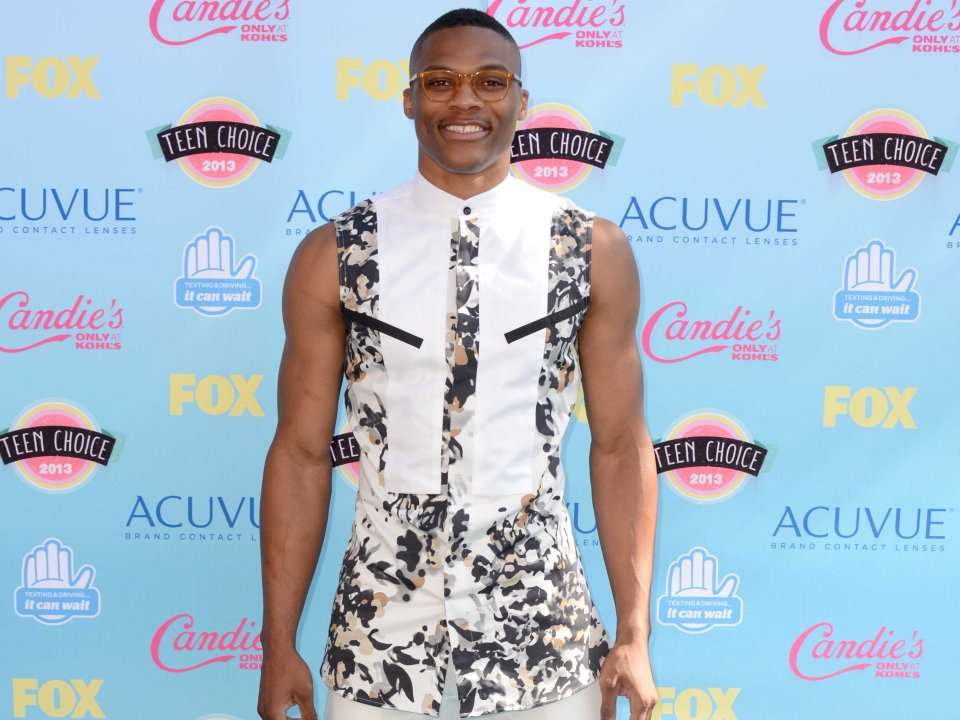 Russell Westbrook wore his craziest outfit yet to the Teen Choice