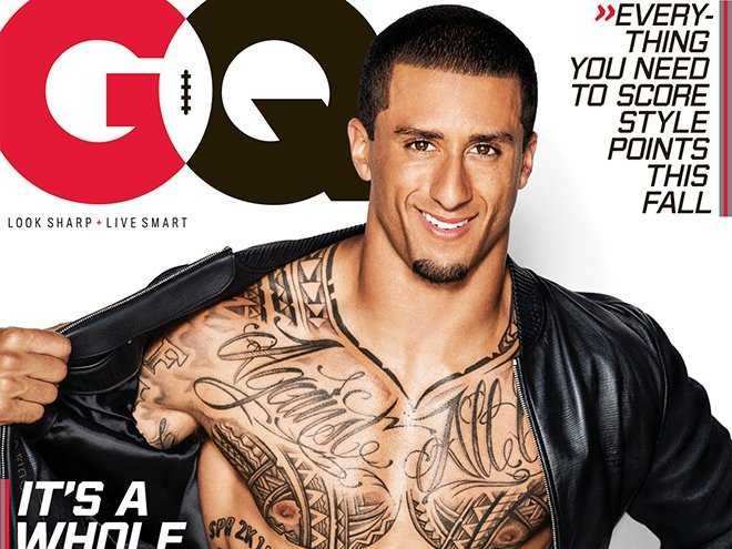 Colin Kaepernick Reveals All Of His Upper-Body Tattoos In A Photo Shoot ...