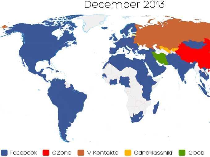 This Map Plainly Shows Facebook's World Domination 