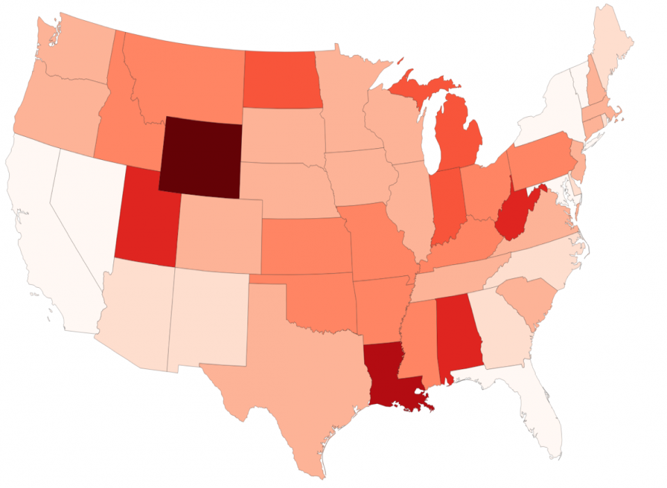 Here Are The States With The Largest Pay Gaps Between Men And Women ...