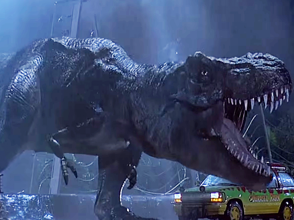 is there any cgi in jurassic park