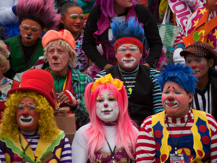 17 Stunning Photos From A Bizarre Clown Conference In Guatemala ...