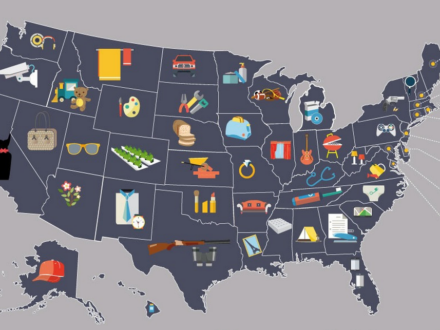 Most Popular  Item in Every State