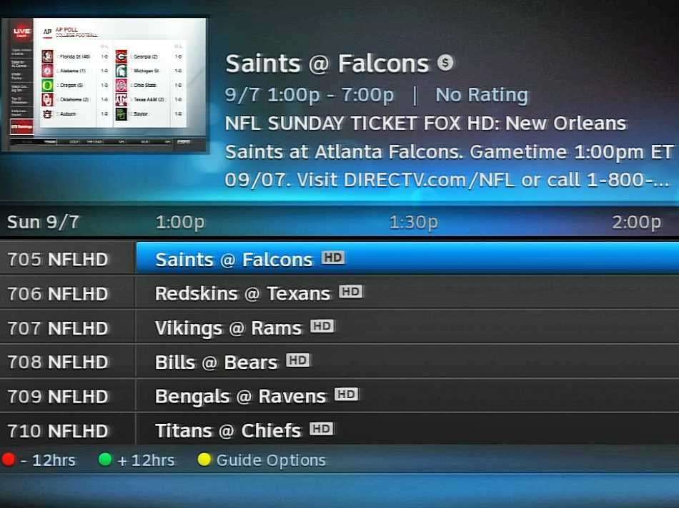 att sunday ticket