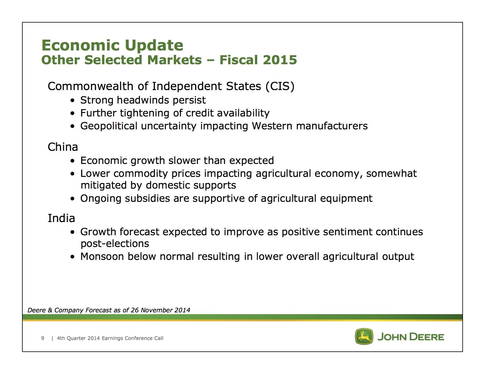 Chinese Economic Growth Is Also Slowing, With Lower Commodity Prices ...