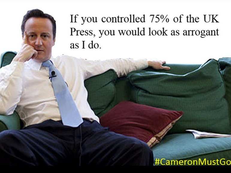 A Bizarre Tweet Is Going Around About Cameron Controlling The Press   A Bizarre Tweet Is Going Around About Cameron Controlling The Press 