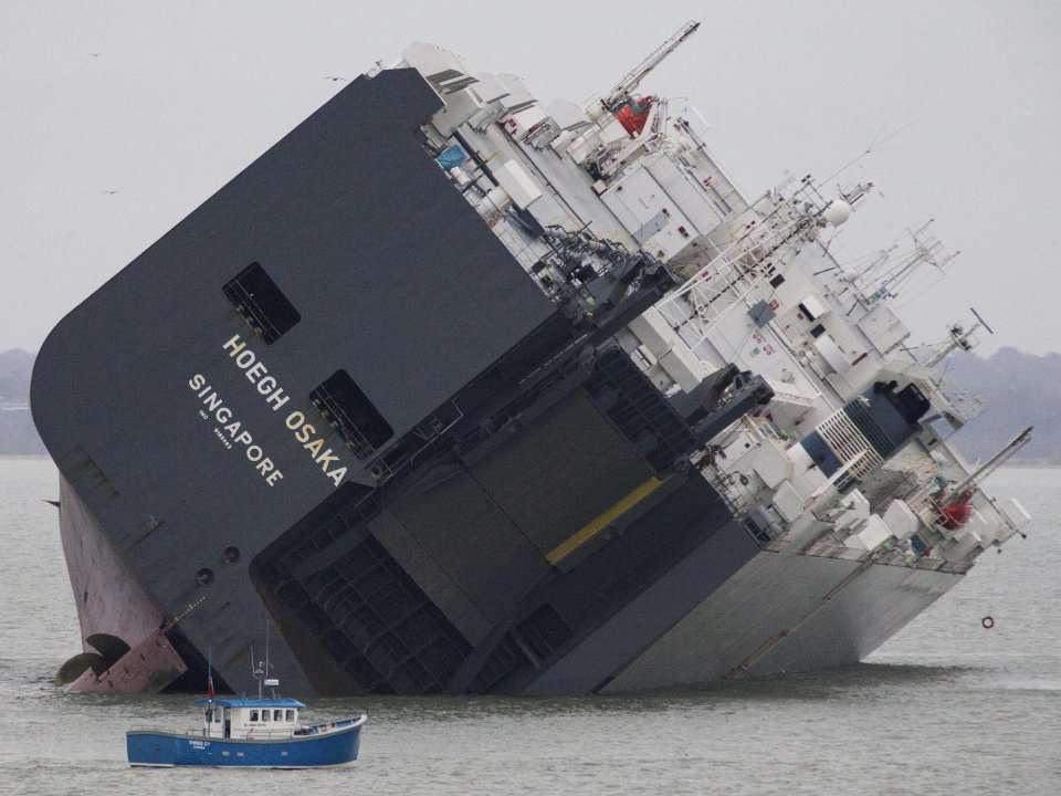 That Massive Ship Full Of Luxury Cars That Ran Aground 'Freed Herself ...