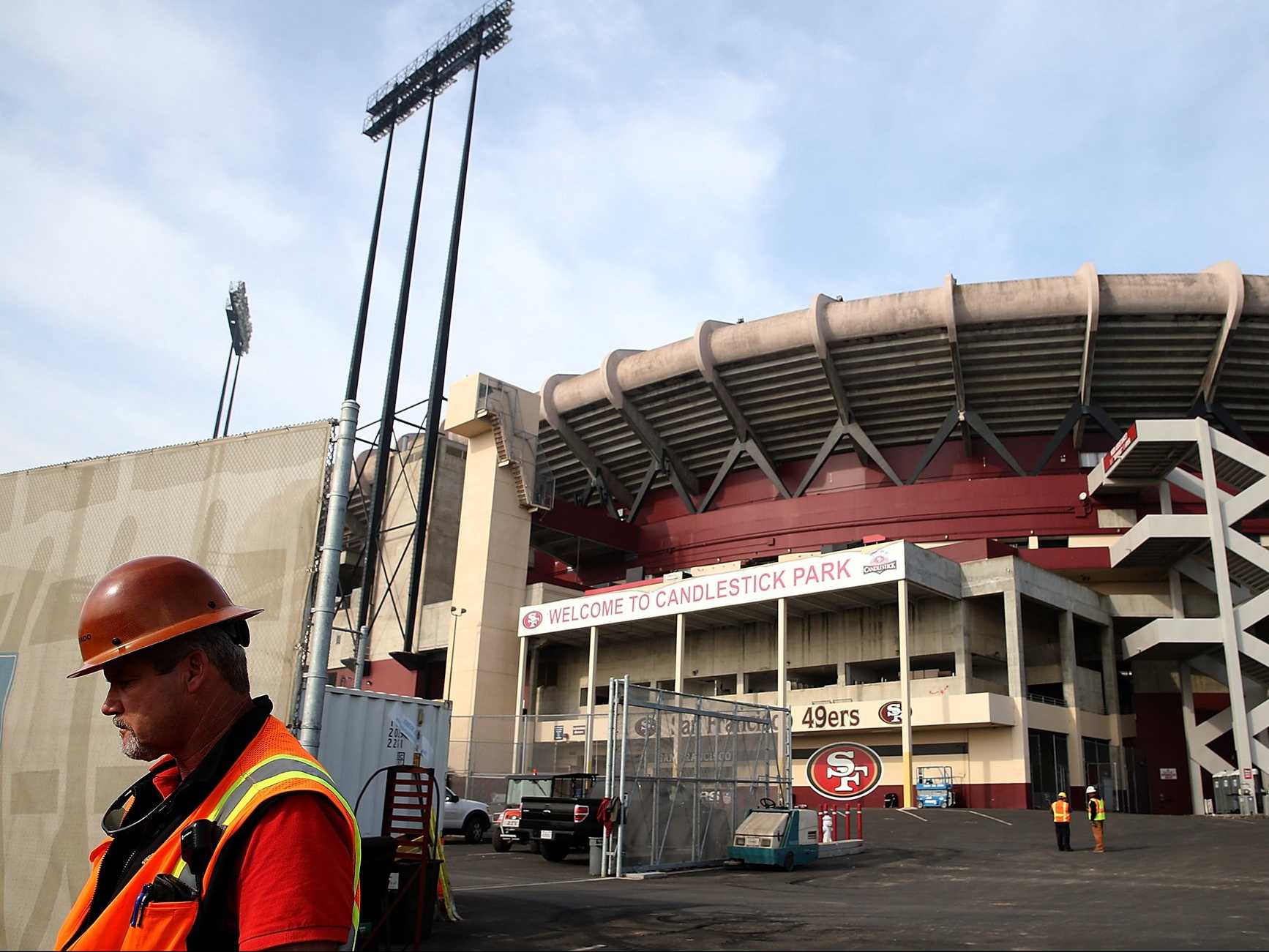 Candlestick Park editorial stock image. Image of candlestick - 38862914