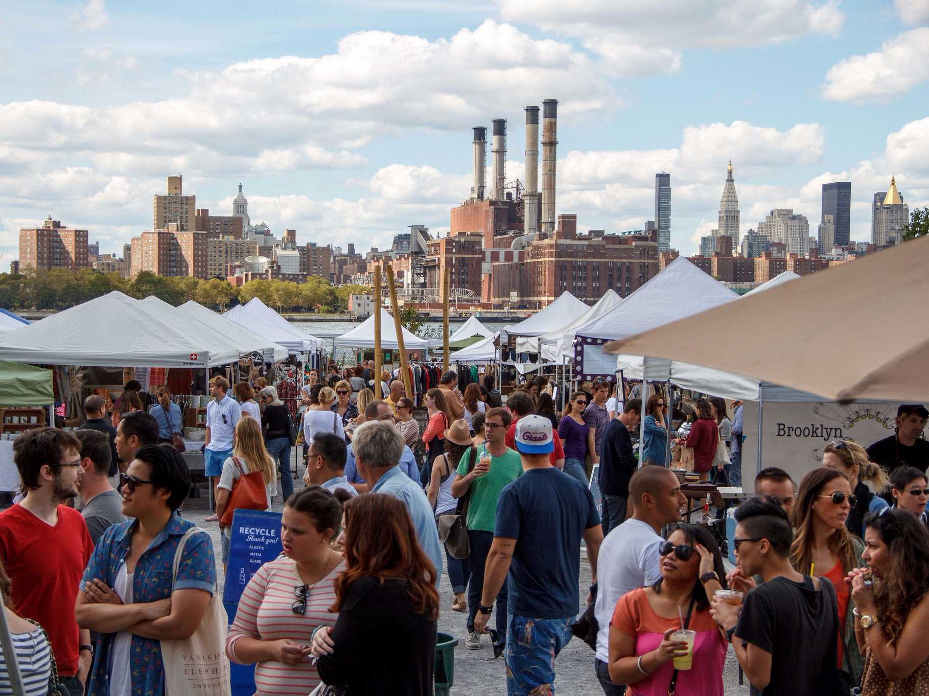 Discover some notsonew treasures at the Brooklyn Flea Market; the