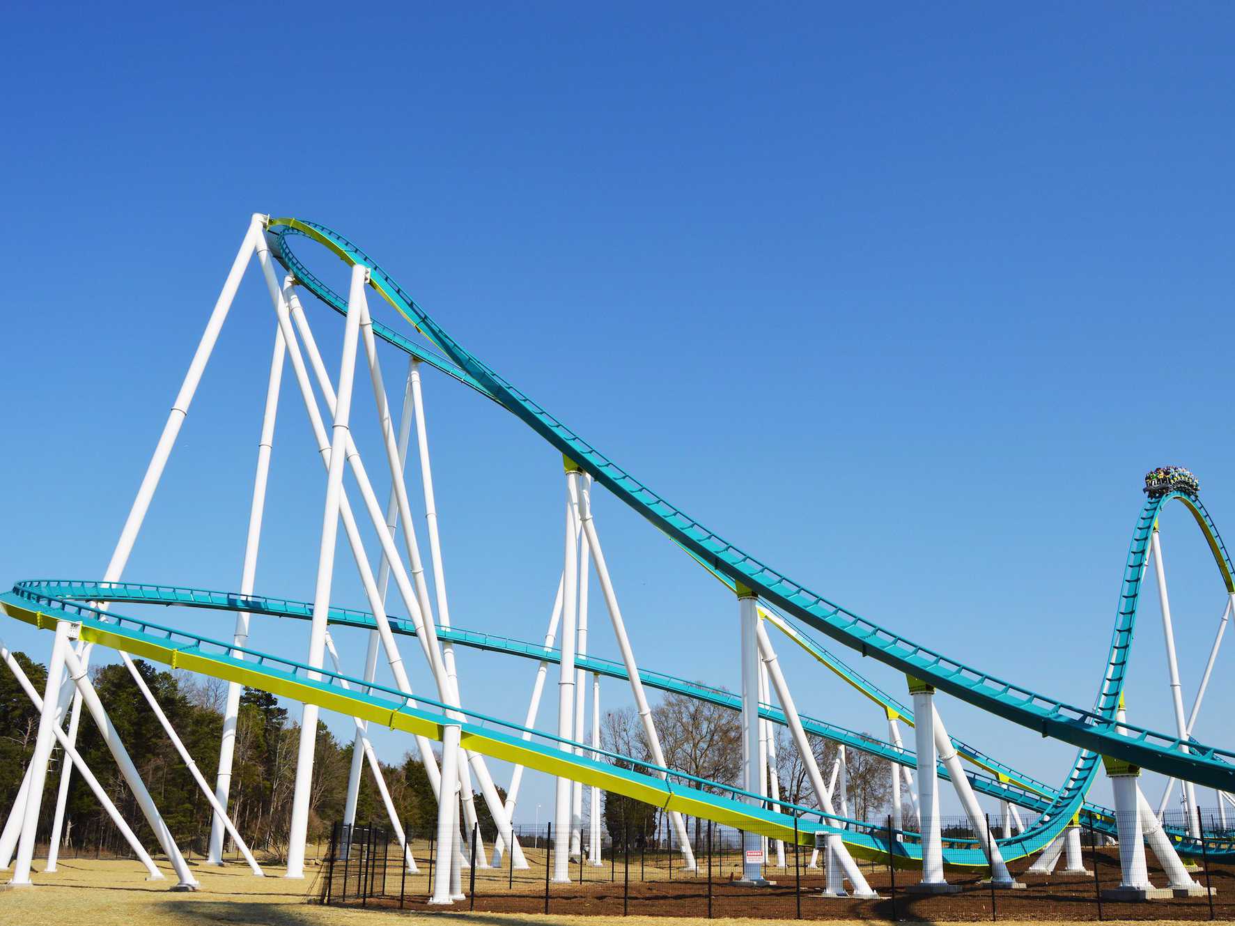 The Fury 325 at Carowinds in Charlotte, North Carolina, is one of the ...