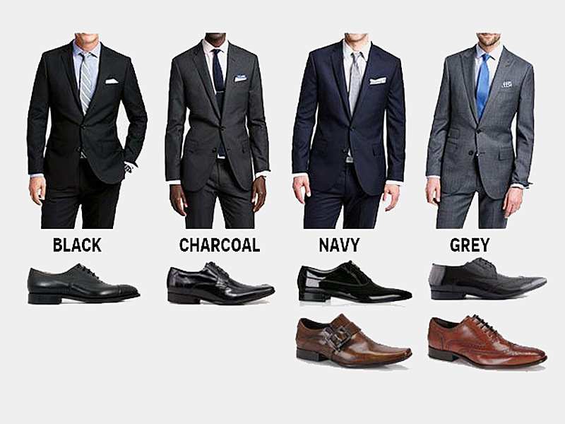 How to pick the perfect pair of shoes for every color suit | Business ...