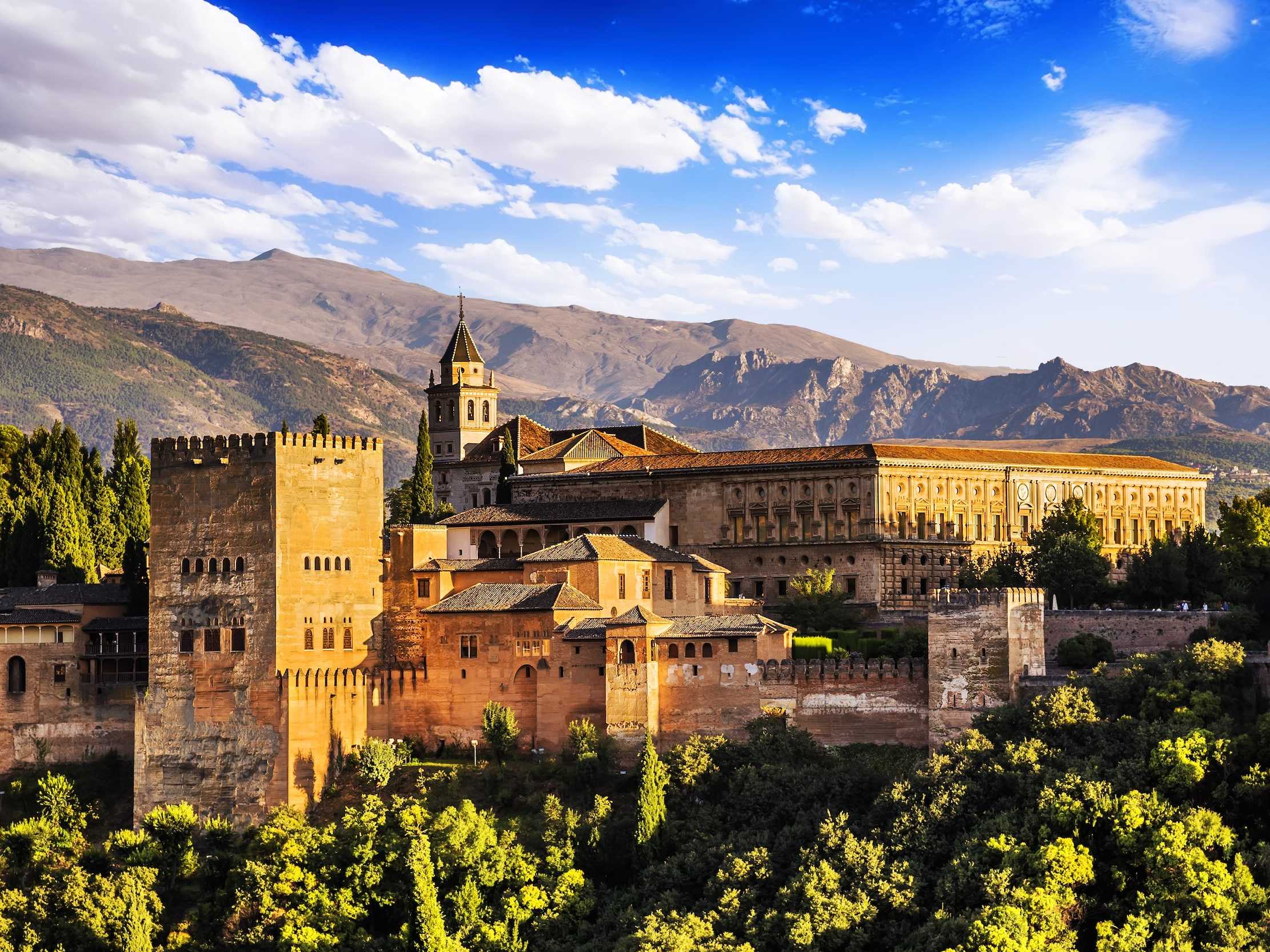 Alhambra palace. Granada.