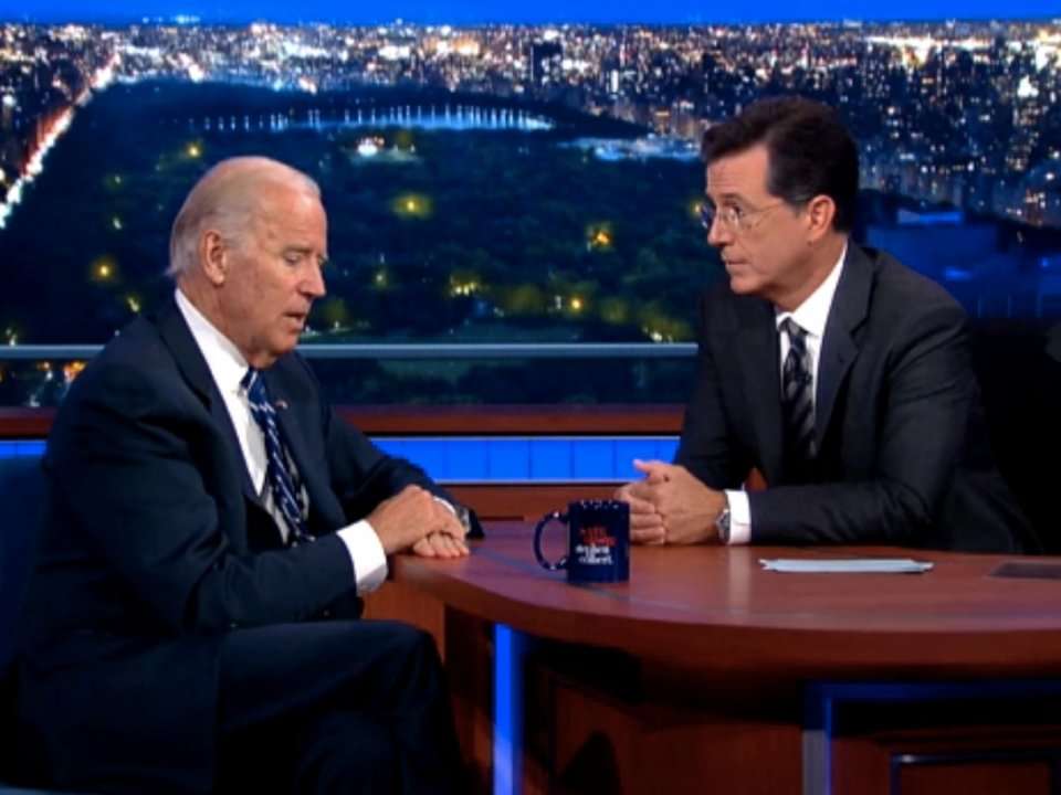 Joe Biden's emotional interview with Stephen Colbert exemplifies why