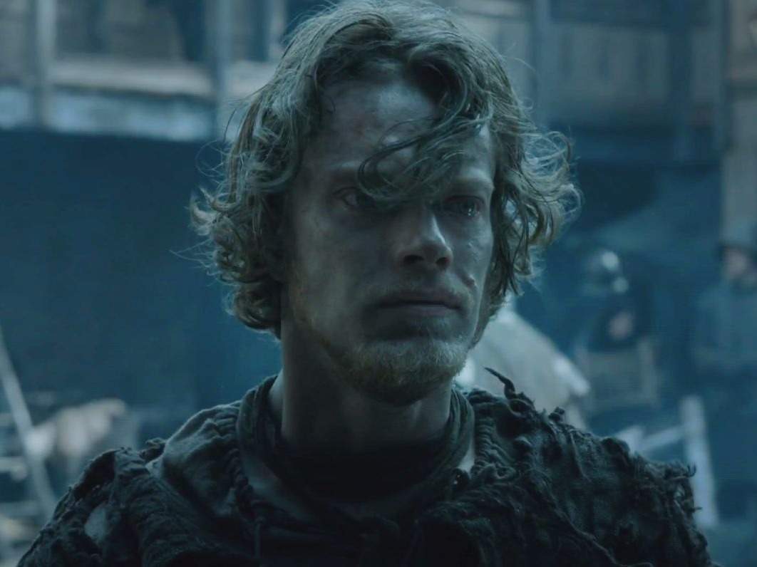 Alfie Allen plays Theon Greyjoy (