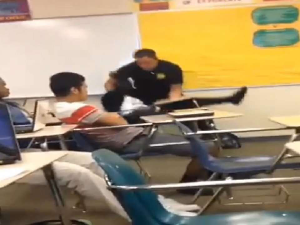 People are outraged about a video showing a school police officer ...