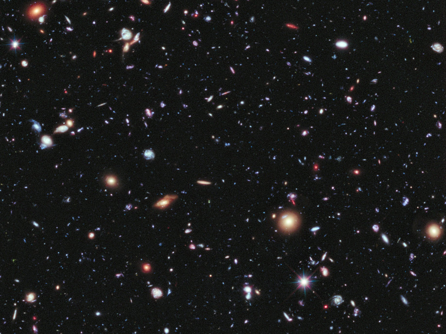 Hubble deep field фото