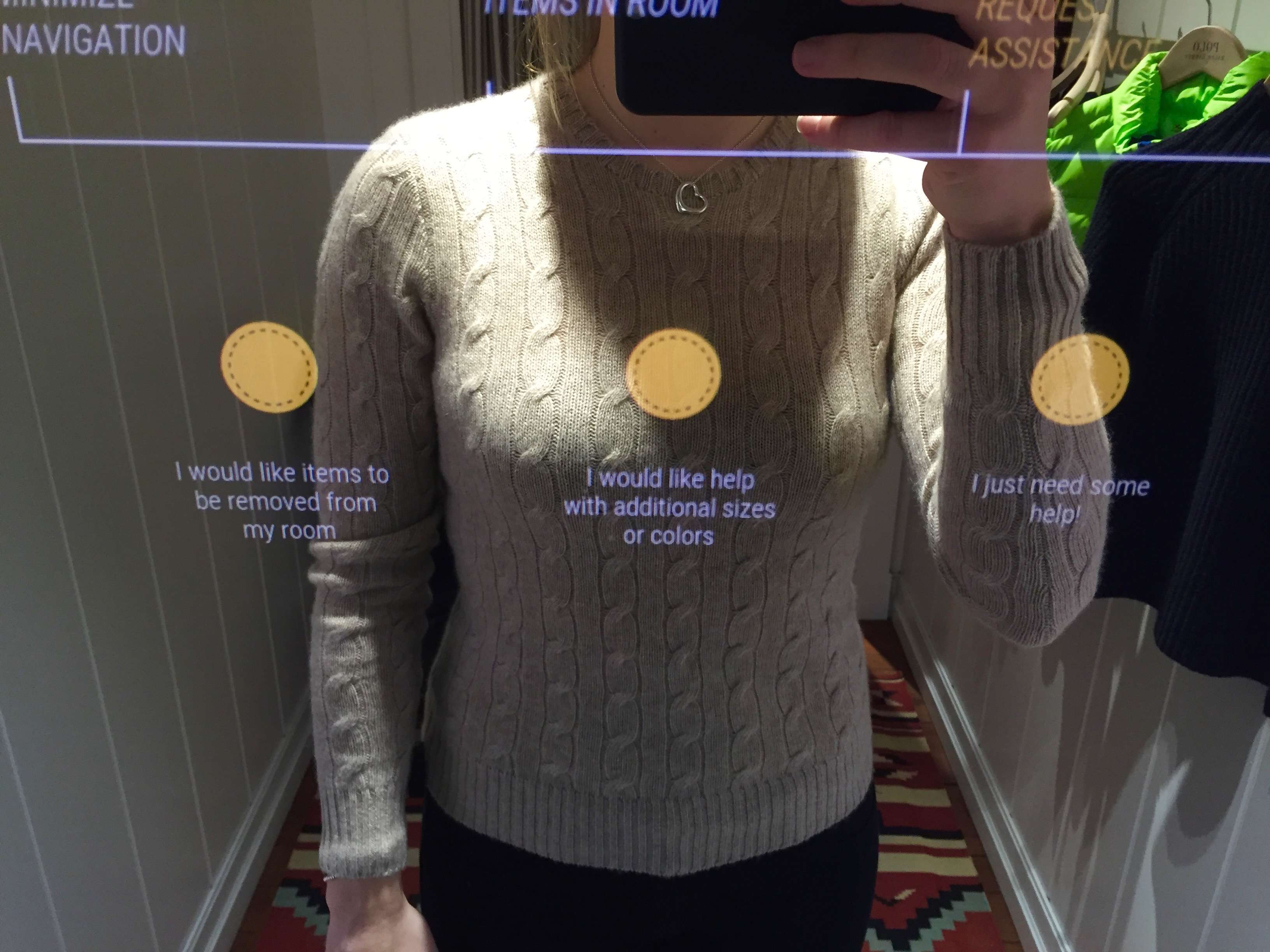 I tried the new fitting room at Ralph Lauren - and it blew my mind