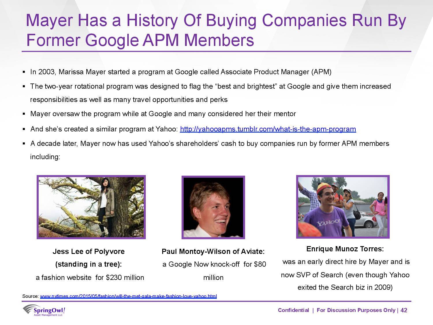 Here s a 99 page shareholder presentation on why Yahoo needs to