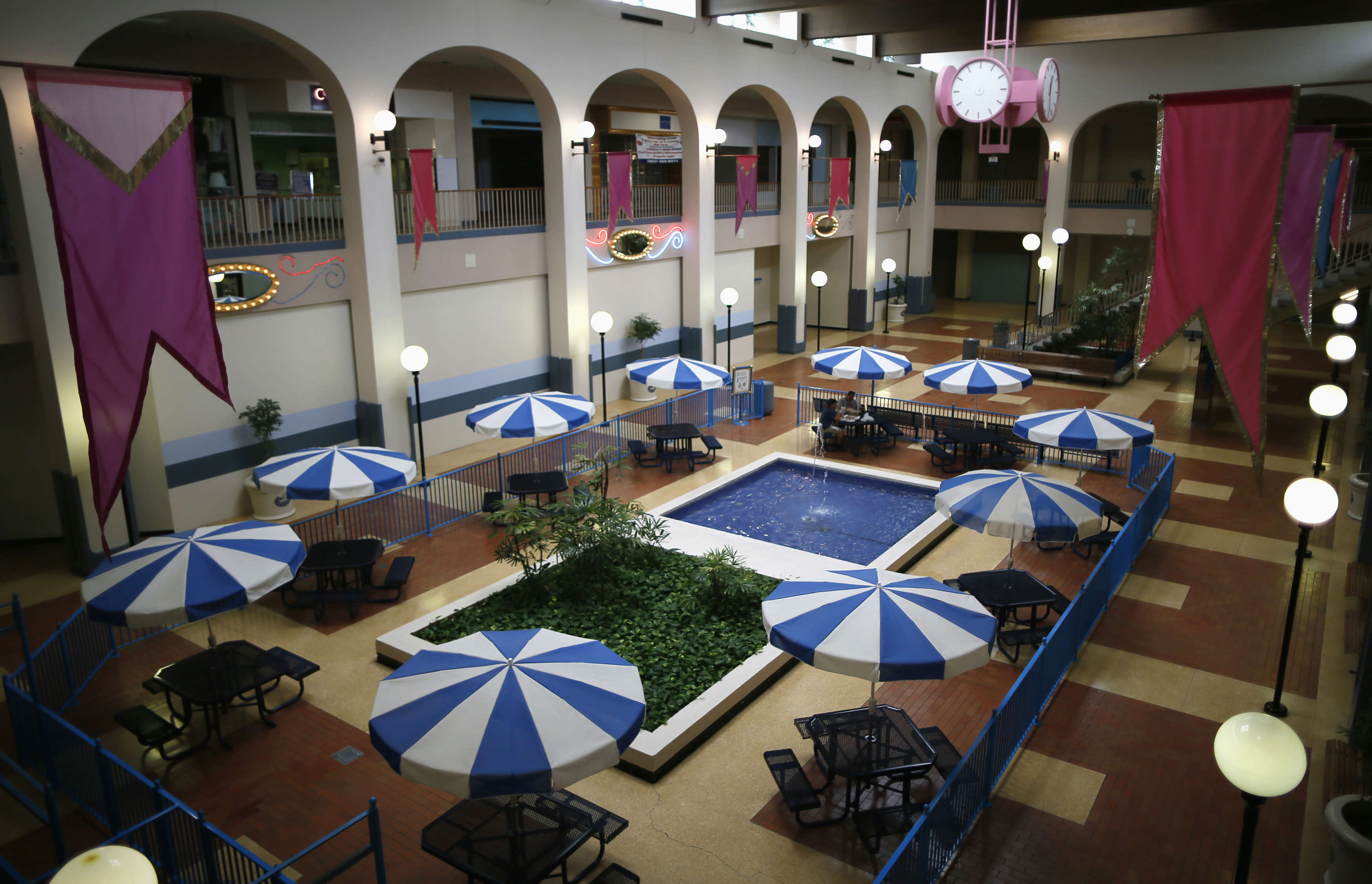 This is the deserted Carousel Mall in San Bernardino, California