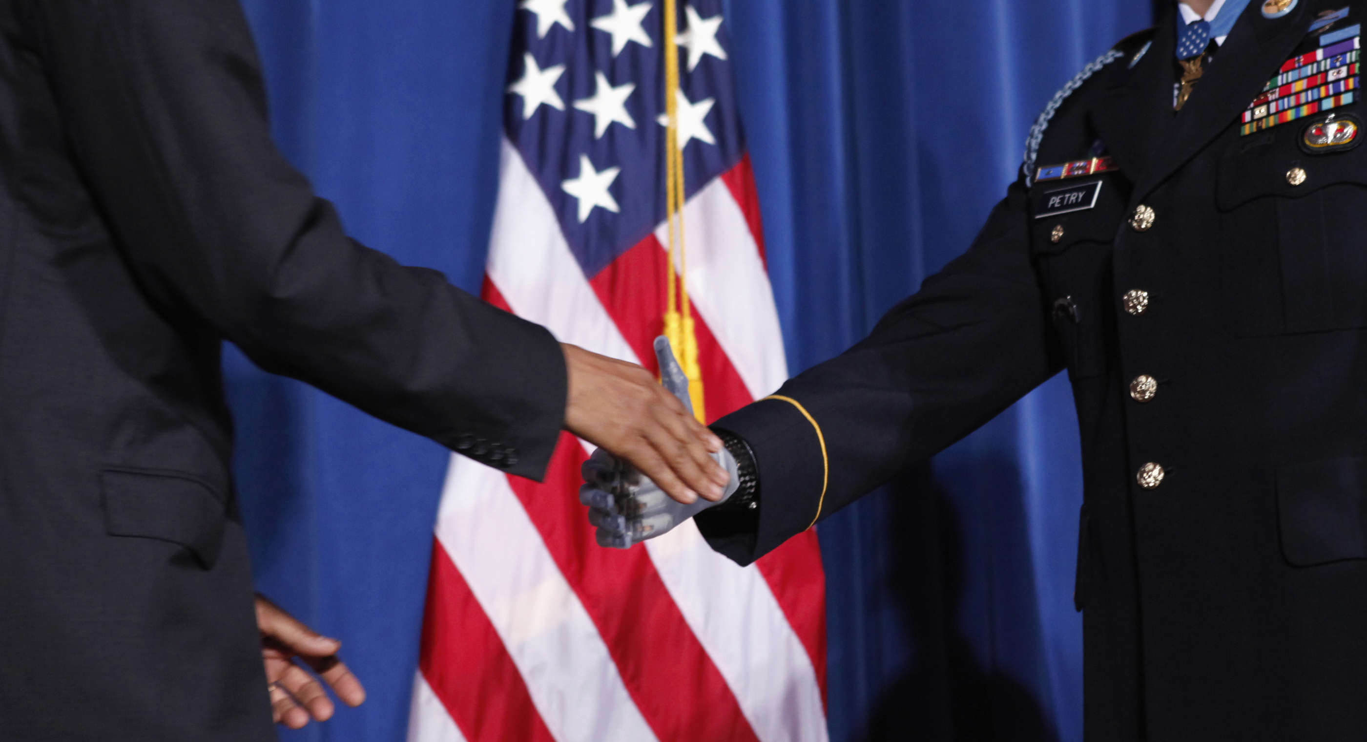 Obama awards Sgt. 1st Class Petry the Medal of Honor - All Photos 