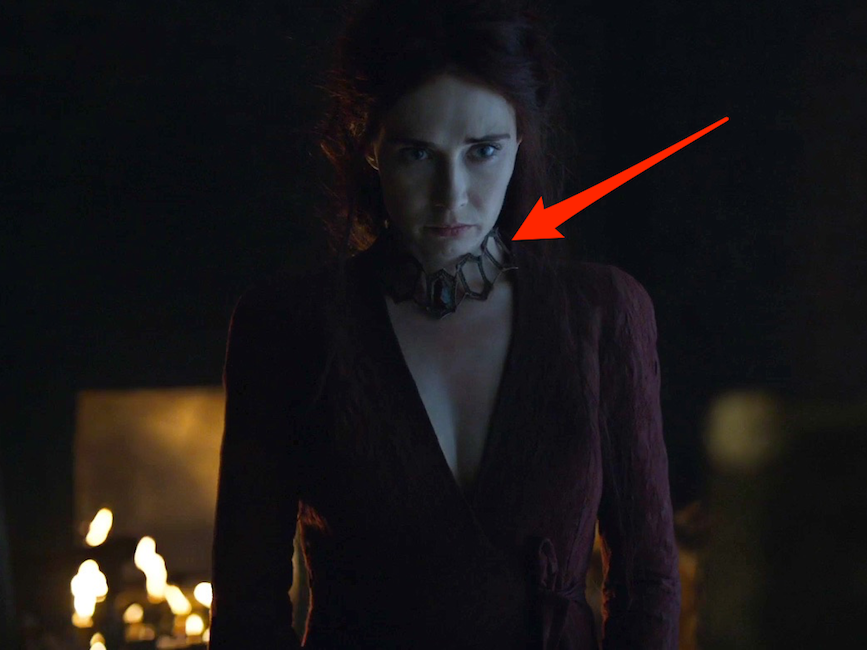 Lady Melisandre wore no crown, but every man there knew she was Stannis Baratheo