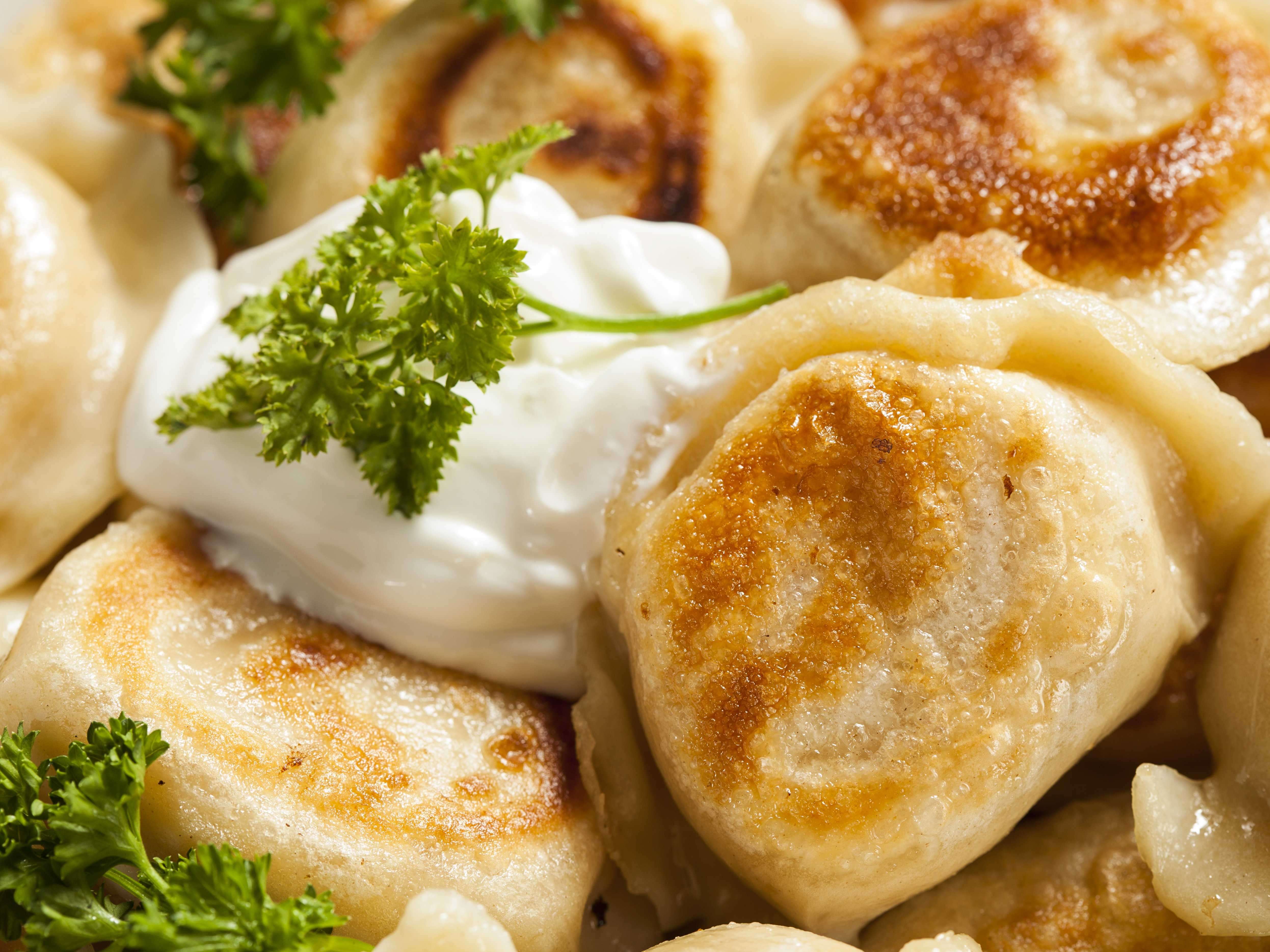 The 15 Best Ideas For Eastern European Stuffed Dumplings Easy Recipes   Pierogi Is The National Dish Of Poland Though It Is Common In Other Eastern European Countries The Farmers Cheese Pierogi Is A Classic Semi Circular Dumplings Stuffed With Cheese Other Variations Are Stuffed With Potatoes Fried Onions Or Meat  