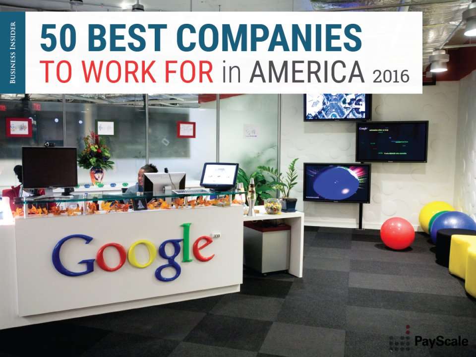 The 50 best companies to work for in America Business Insider India