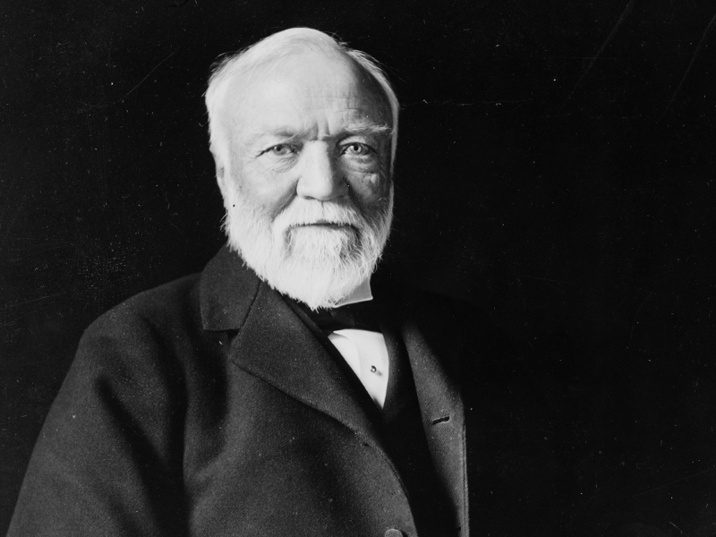 Andrew Carnegie built Carnegie Steel Company, and later ...