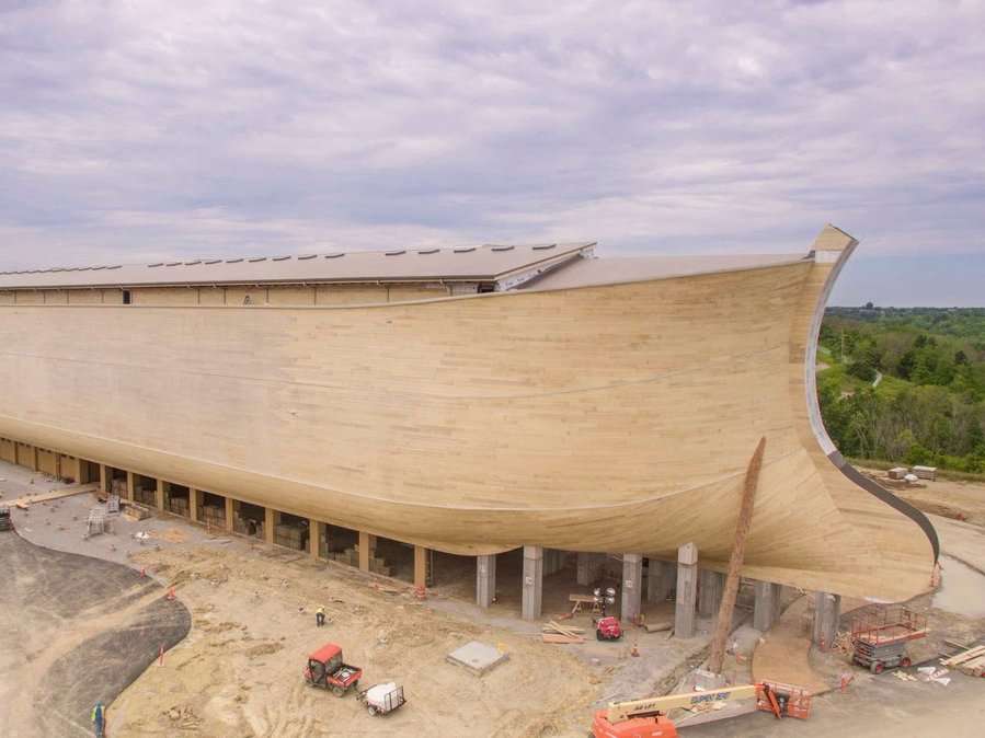 There's a life-sized replication of Noah's Ark being built in the ...