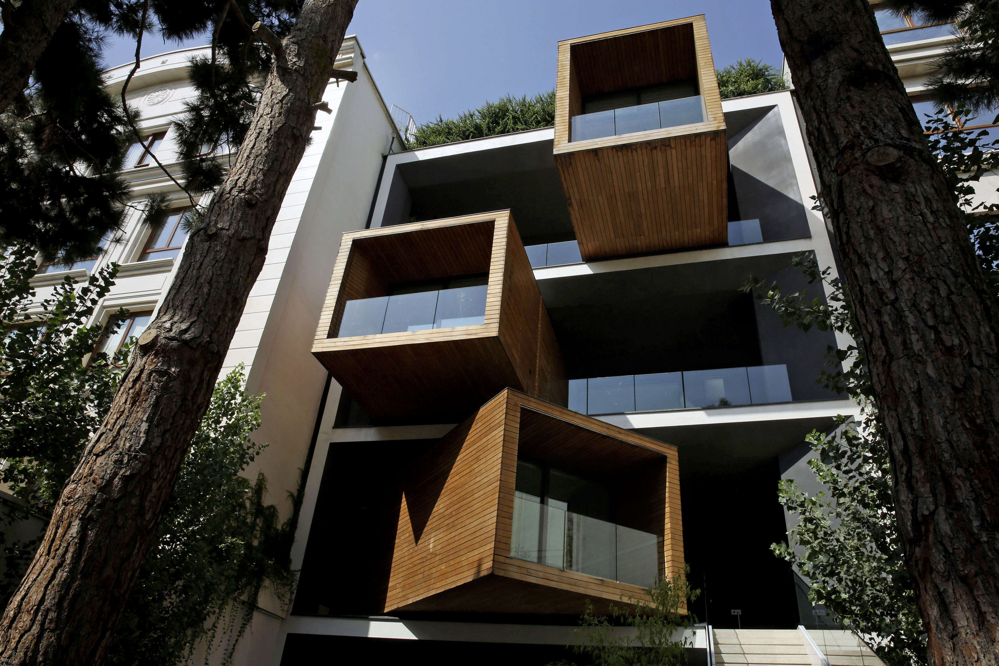 56. The rooms of Sharifiha House in Tehran, Iran can be