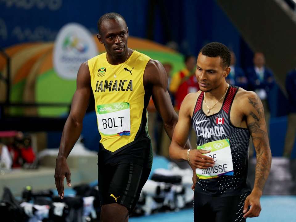 Canadian track coach told his sprinter to challenge Usain Bolt in a ...