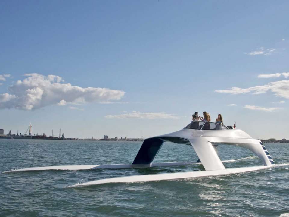 This super sleek yacht cuts through water like a knife | Business ...