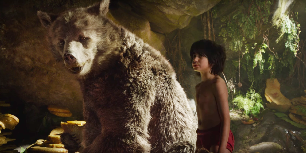 Here's Mowgli hanging out with his buddy Baloo. | Business Insider India