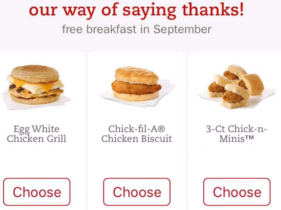 How to get a free ChickfilA breakfast Business Insider India