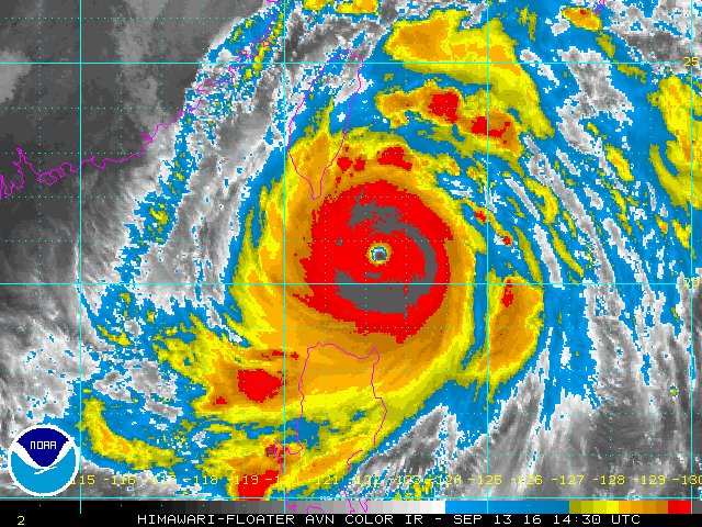 One of the most powerful cyclones ever recorded is surging toward ...