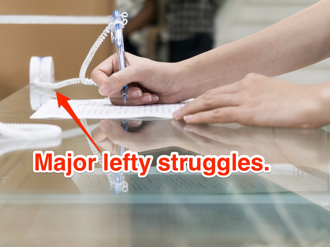 19 Products Designed For Left-Handed People