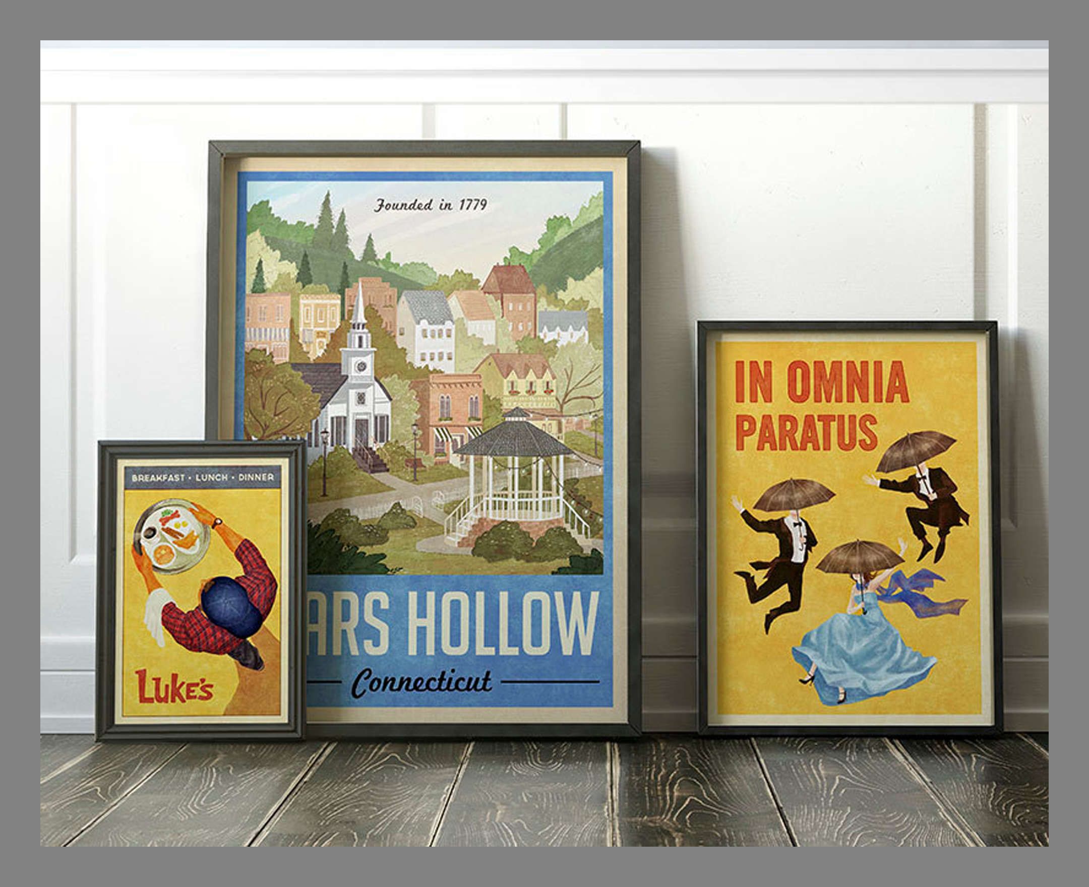 Stars Hollow Vintage Travel Poster Business Insider India